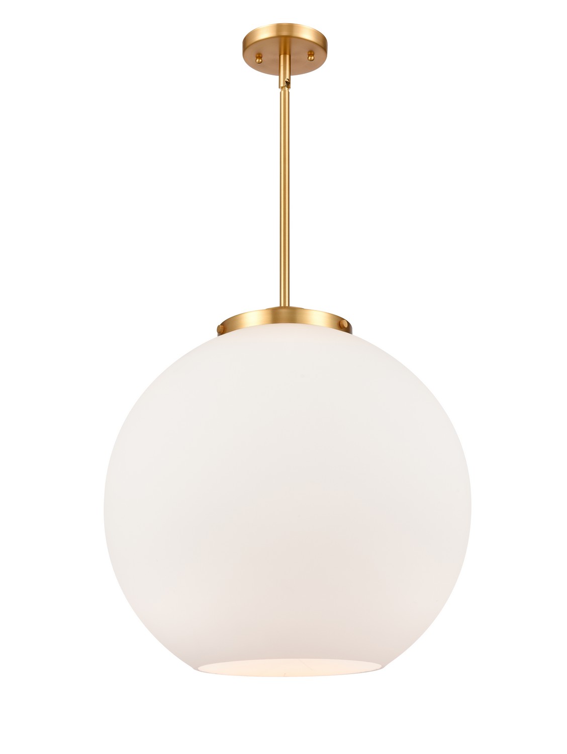 LED Pendant by Innovations - Essex Collection, Satin Gold Finish - 221-1S-SG-G121-18-LED