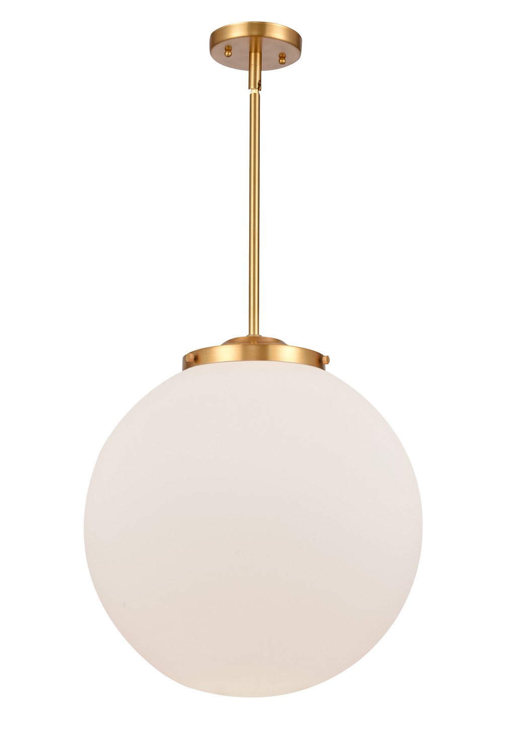 LED Pendant by Innovations - Essex Collection, Satin Gold Finish - 221-1S-SG-G201-16-LED