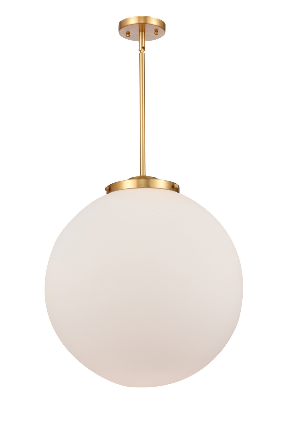 LED Pendant by Innovations - Essex Collection, Satin Gold Finish - 221-1S-SG-G201-18-LED