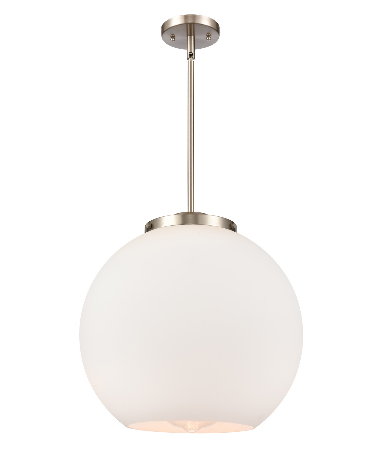 LED Pendant by Innovations - Essex Collection, Brushed Satin Nickel Finish - 221-1S-SN-G121-16-LED