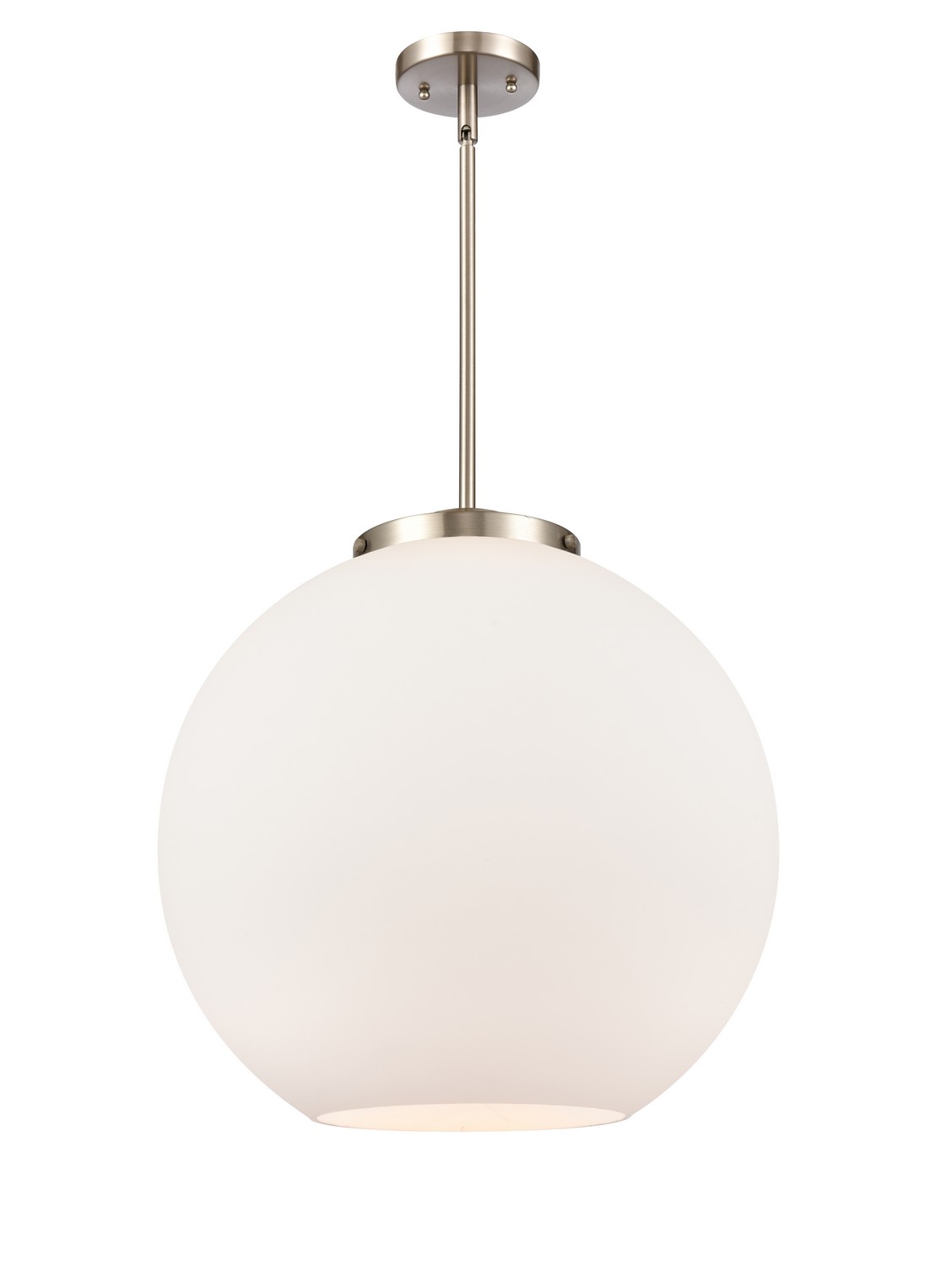 LED Pendant by Innovations - Essex Collection, Brushed Satin Nickel Finish - 221-1S-SN-G121-18-LED