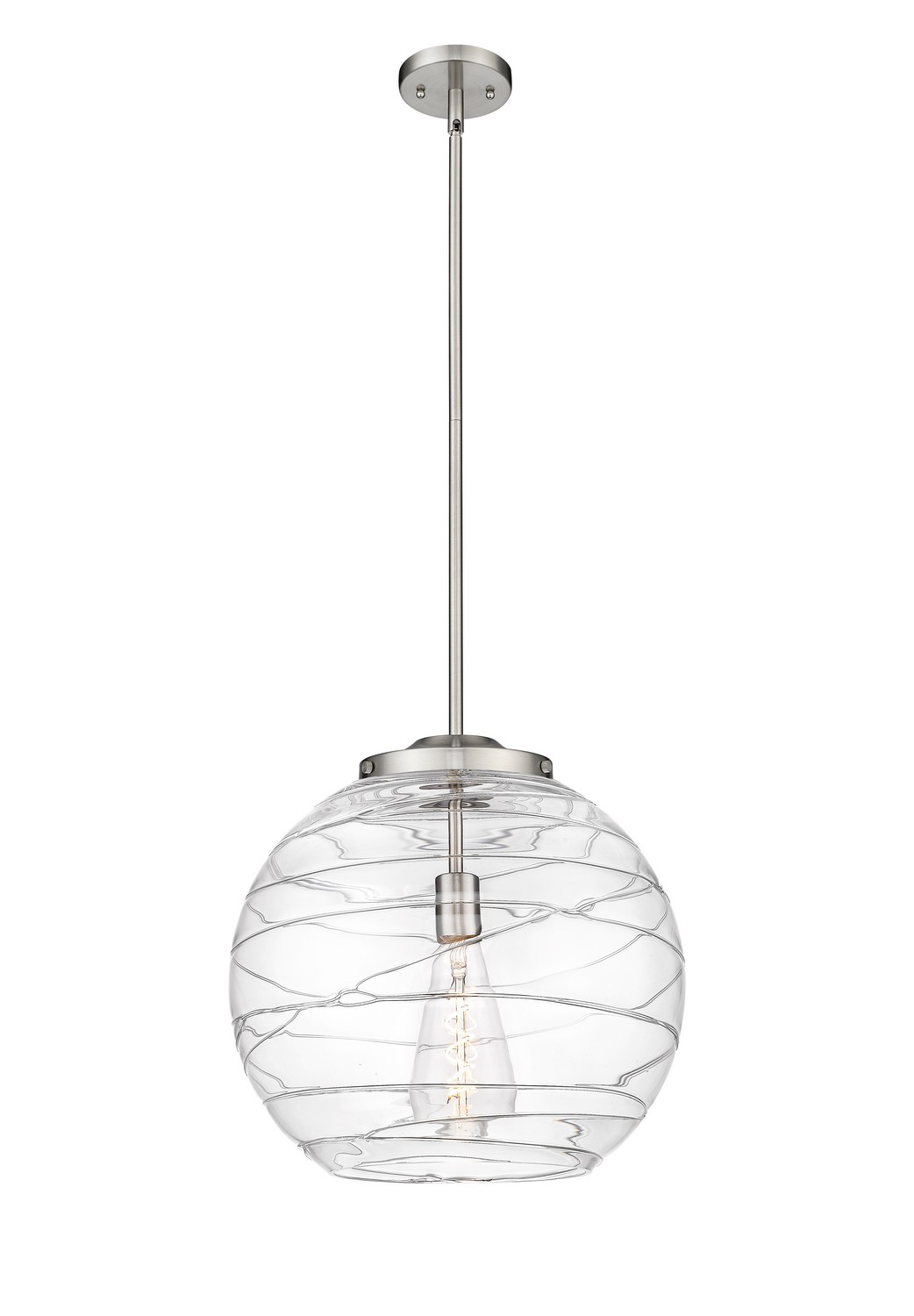 LED Pendant by Innovations - Essex Collection, Brushed Satin Nickel Finish - 221-1S-SN-G1213-16-BB-95-LED