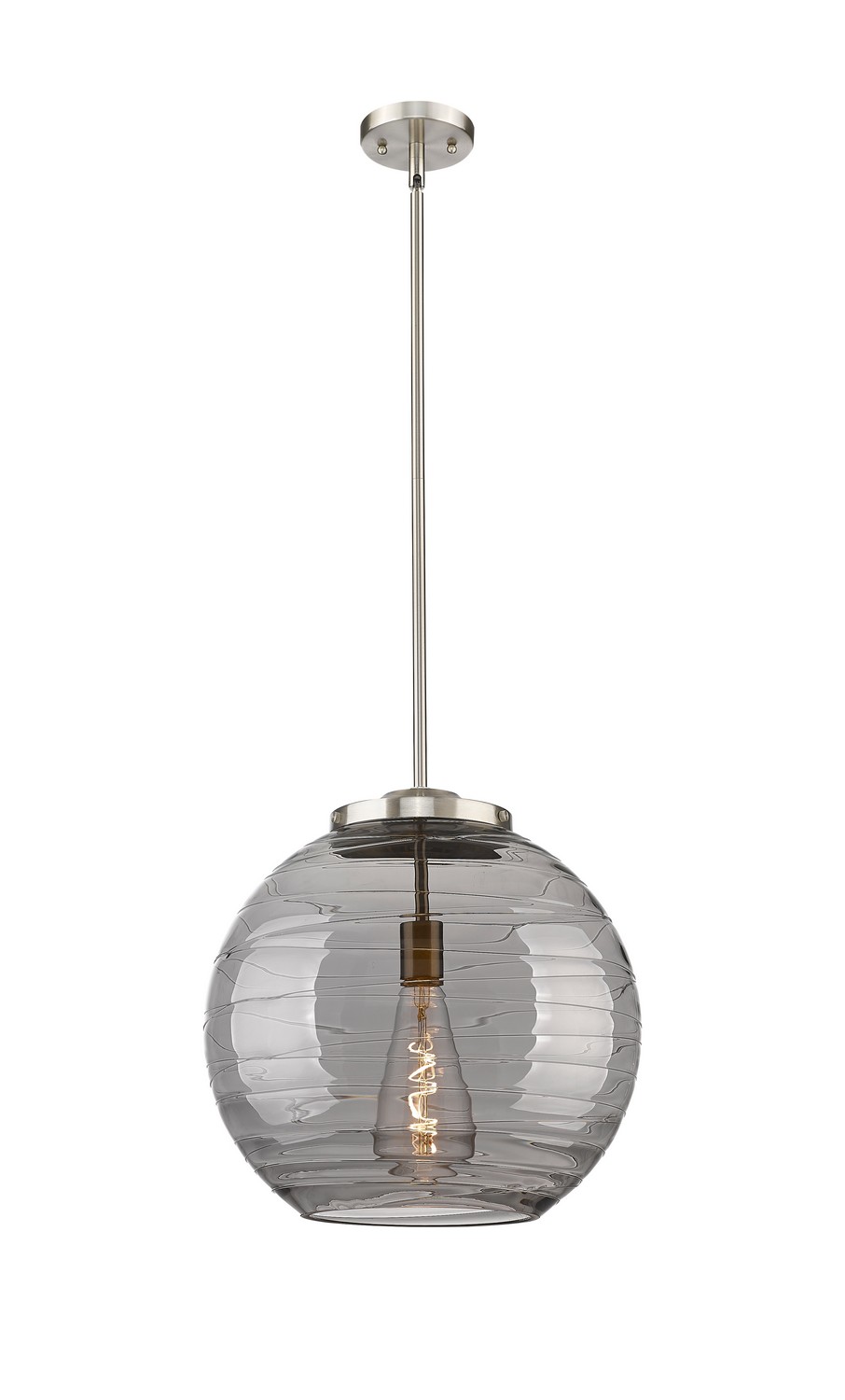 One Light Pendant by Innovations - Essex Collection, Brushed Satin Nickel Finish - 221-1S-SN-G1213-16SM