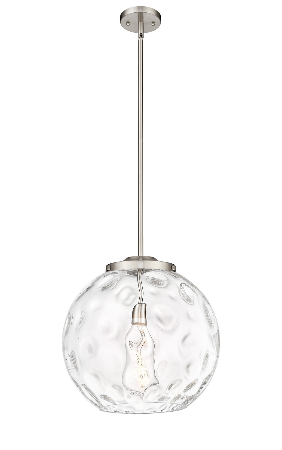 One Light Pendant by Innovations - Essex Collection, Brushed Satin Nickel Finish - 221-1S-SN-G1215-16