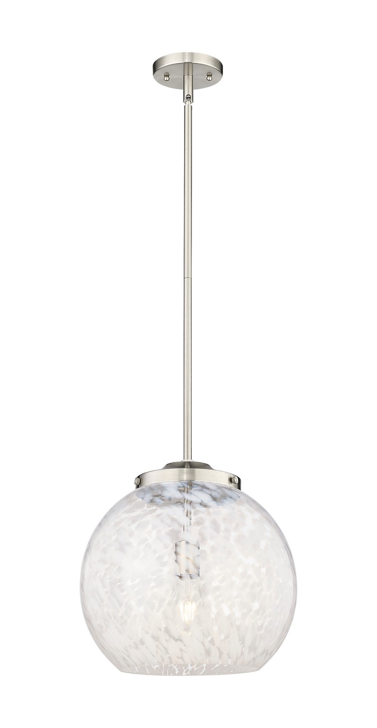 One Light Pendant by Innovations - Essex Collection, Brushed Satin Nickel Finish - 221-1S-SN-G1216-14WM