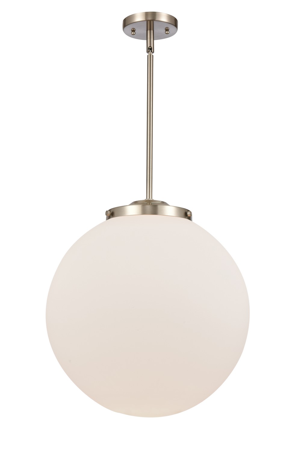 LED Pendant by Innovations - Essex Collection, Brushed Satin Nickel Finish - 221-1S-SN-G201-16-LED