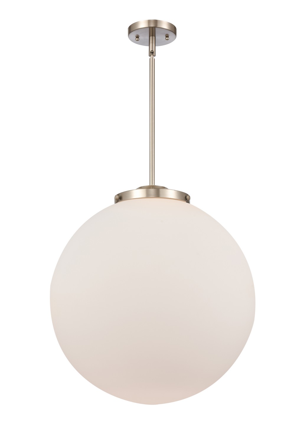One Light Pendant by Innovations - Essex Collection, Brushed Satin Nickel Finish - 221-1S-SN-G201-18