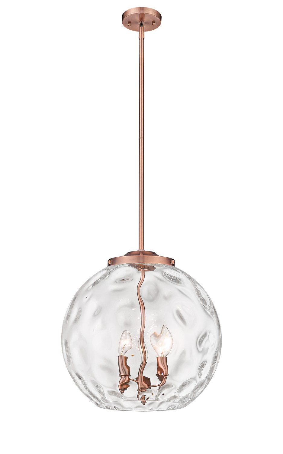 LED Pendant by Innovations - Essex Collection, Antique Copper Finish - 221-3S-AC-G1215-16-LED