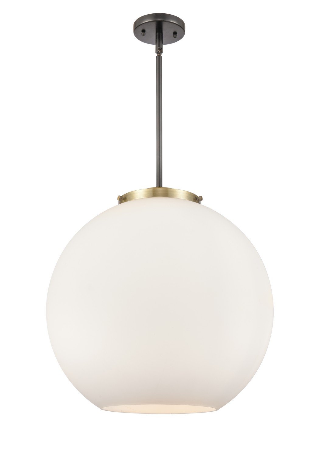 LED Pendant by Innovations - Essex Collection, Black Antique Brass Finish - 221-3S-BAB-G121-18-LED