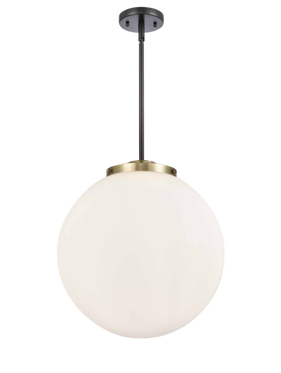 LED Pendant by Innovations - Essex Collection, Black Antique Brass Finish - 221-3S-BAB-G201-16-LED