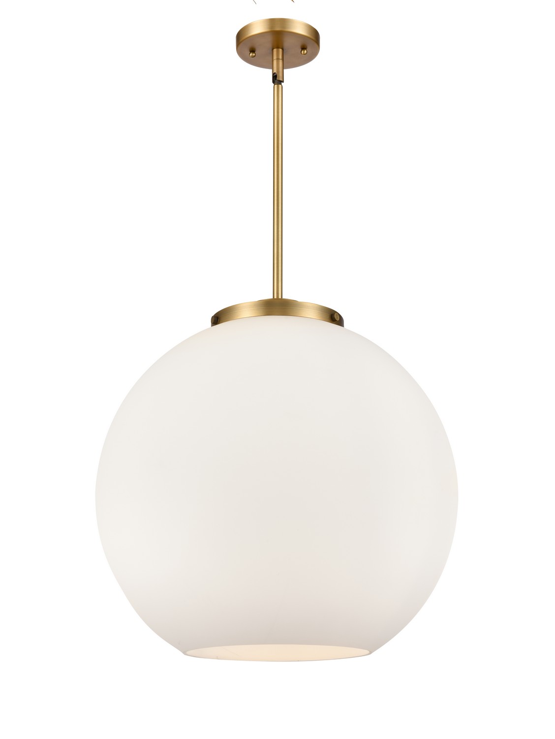 Three Light Pendant by Innovations - Essex Collection, Brushed Brass Finish - 221-3S-BB-G121-18