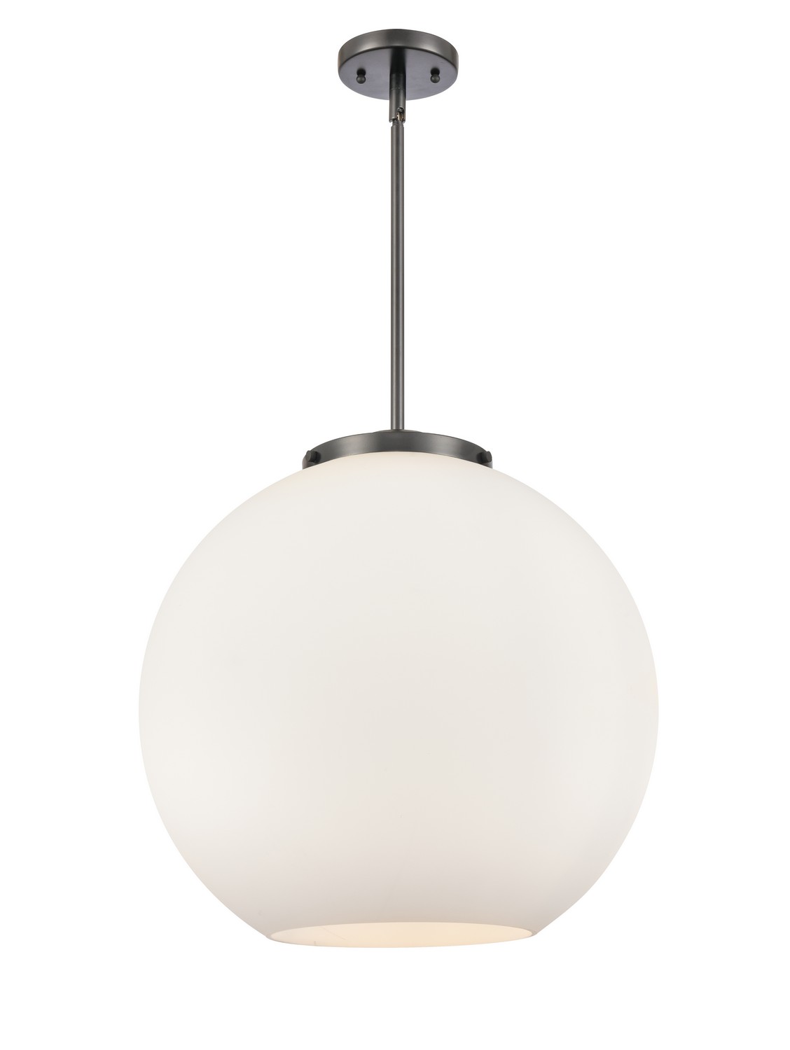 LED Pendant by Innovations - Essex Collection, Matte Black Finish - 221-3S-BK-G121-18-LED