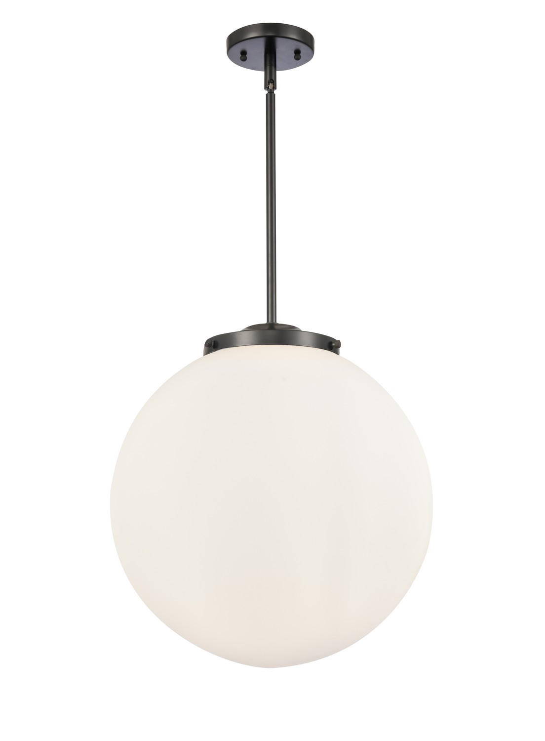 LED Pendant by Innovations - Essex Collection, Matte Black Finish - 221-3S-BK-G201-16-LED