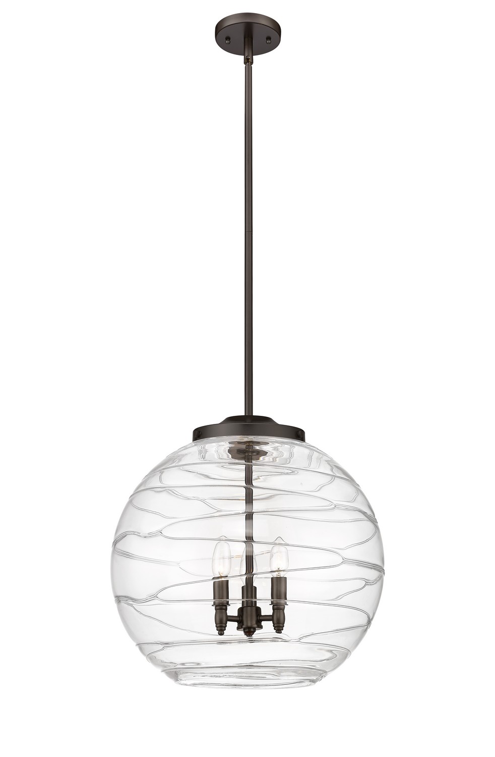 LED Pendant by Innovations - Essex Collection, Oil Rubbed Bronze Finish - 221-3S-OB-G1213-18-LED