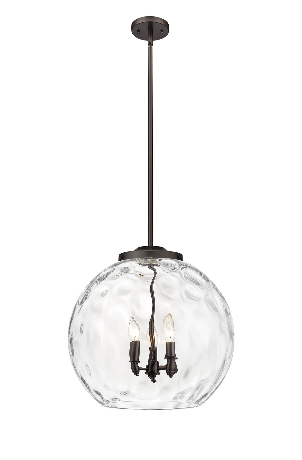 Three Light Pendant by Innovations - Essex Collection, Oil Rubbed Bronze Finish - 221-3S-OB-G1215-18