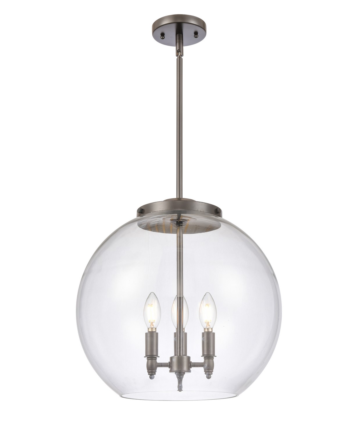 LED Pendant by Innovations - Essex Collection, Oil Rubbed Bronze Finish - 221-3S-OB-G122-16-LED