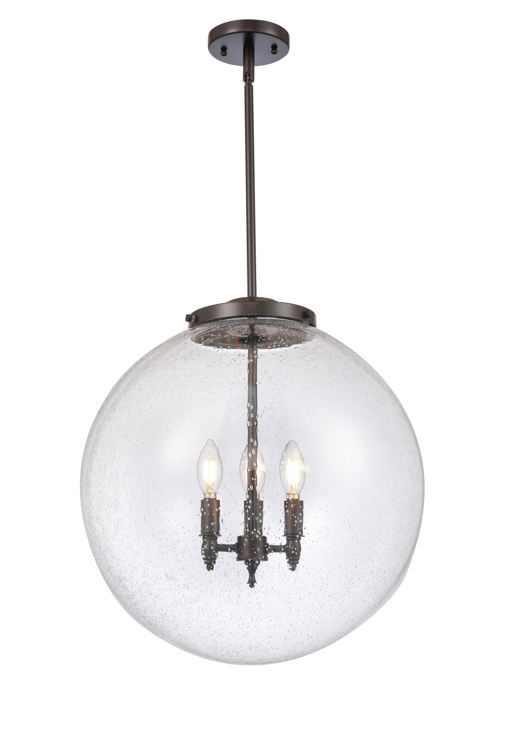 LED Pendant by Innovations - Essex Collection, Oil Rubbed Bronze Finish - 221-3S-OB-G204-18-LED