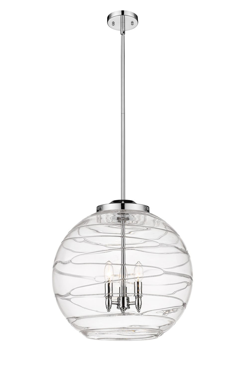 LED Pendant by Innovations - Essex Collection, Polished Chrome Finish - 221-3S-PC-G1213-18-LED