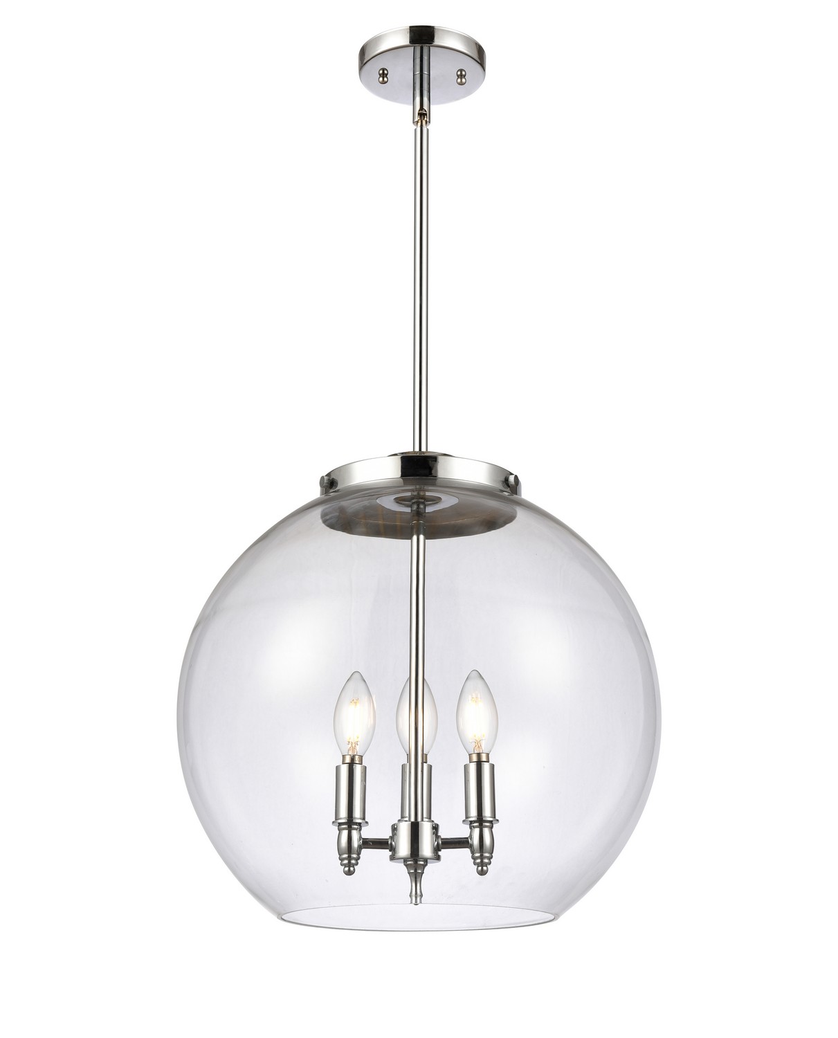 LED Pendant by Innovations - Essex Collection, Polished Chrome Finish - 221-3S-PC-G122-16-LED
