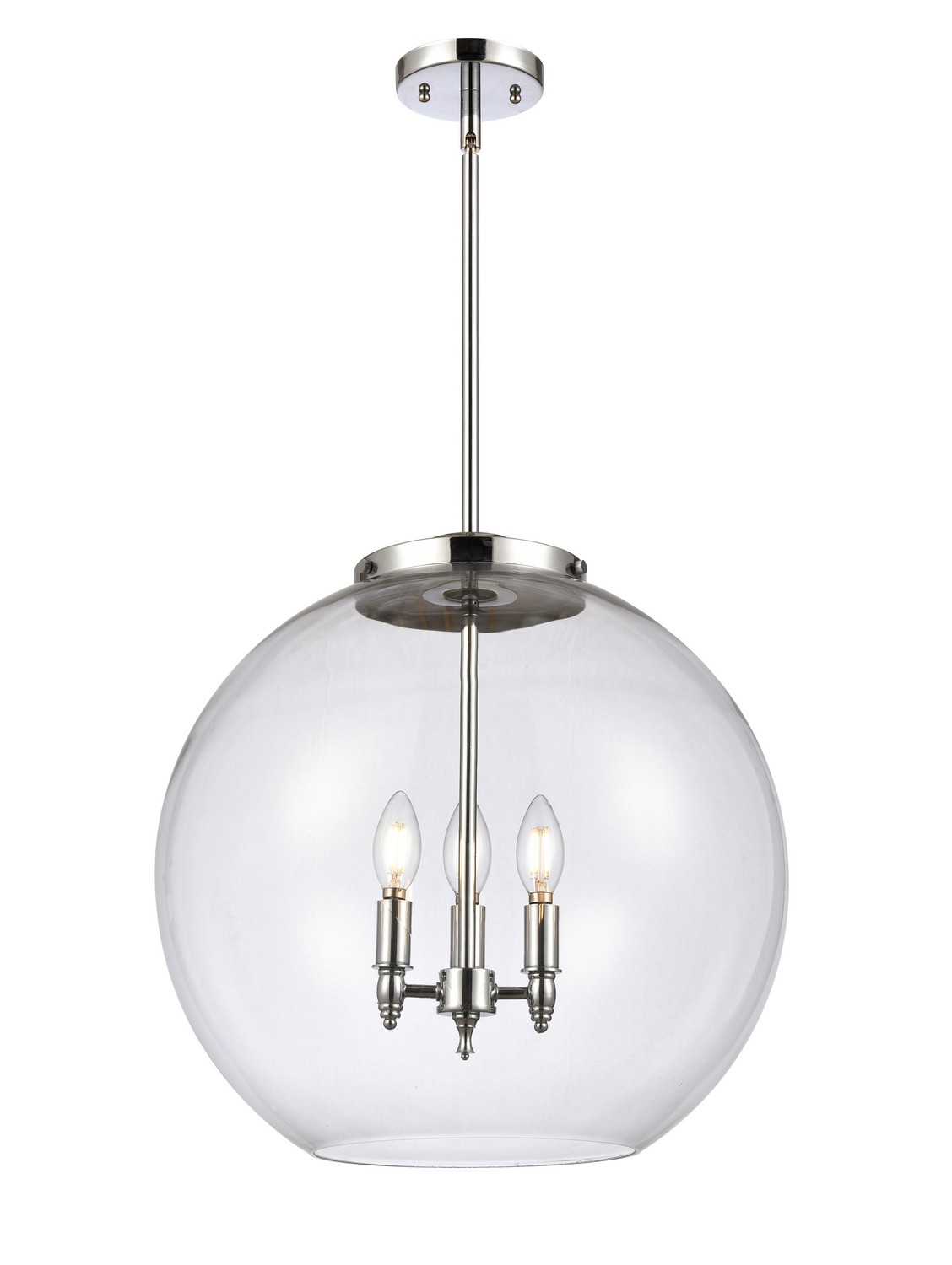 LED Pendant by Innovations - Essex Collection, Polished Chrome Finish - 221-3S-PC-G122-18-LED