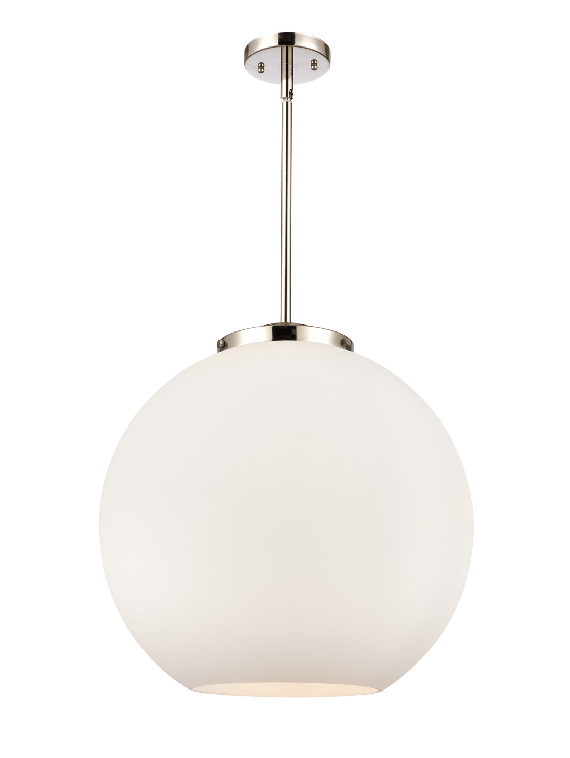 Three Light Pendant by Innovations - Essex Collection, Polished Nickel Finish - 221-3S-PN-G121-18