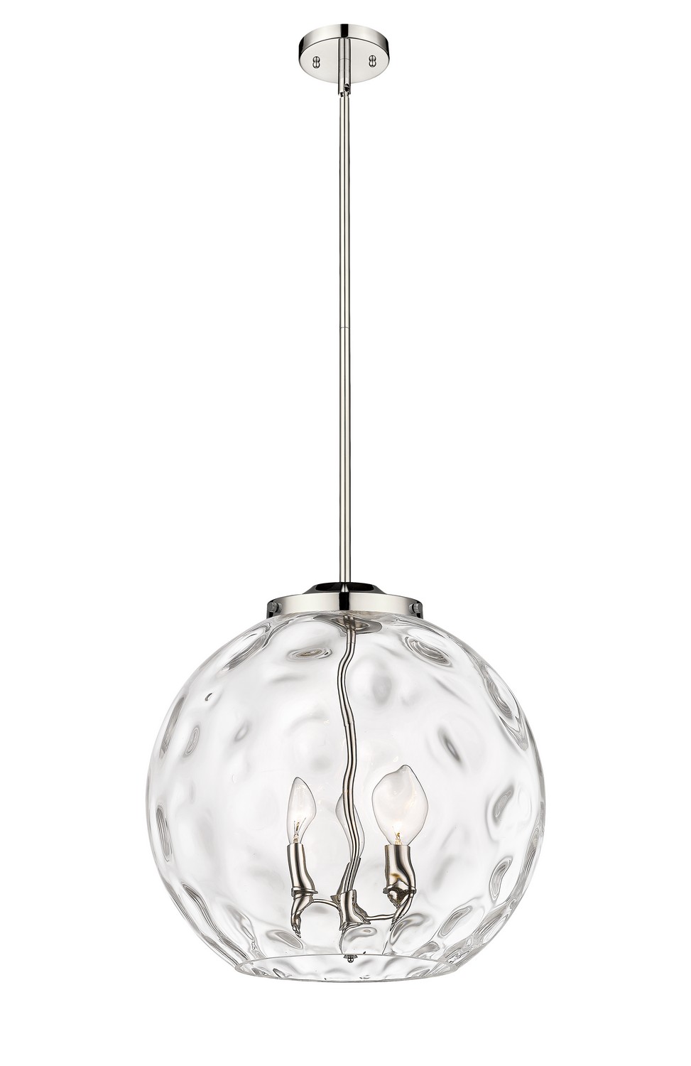 Three Light Pendant by Innovations - Essex Collection, Polished Nickel Finish - 221-3S-PN-G1215-16