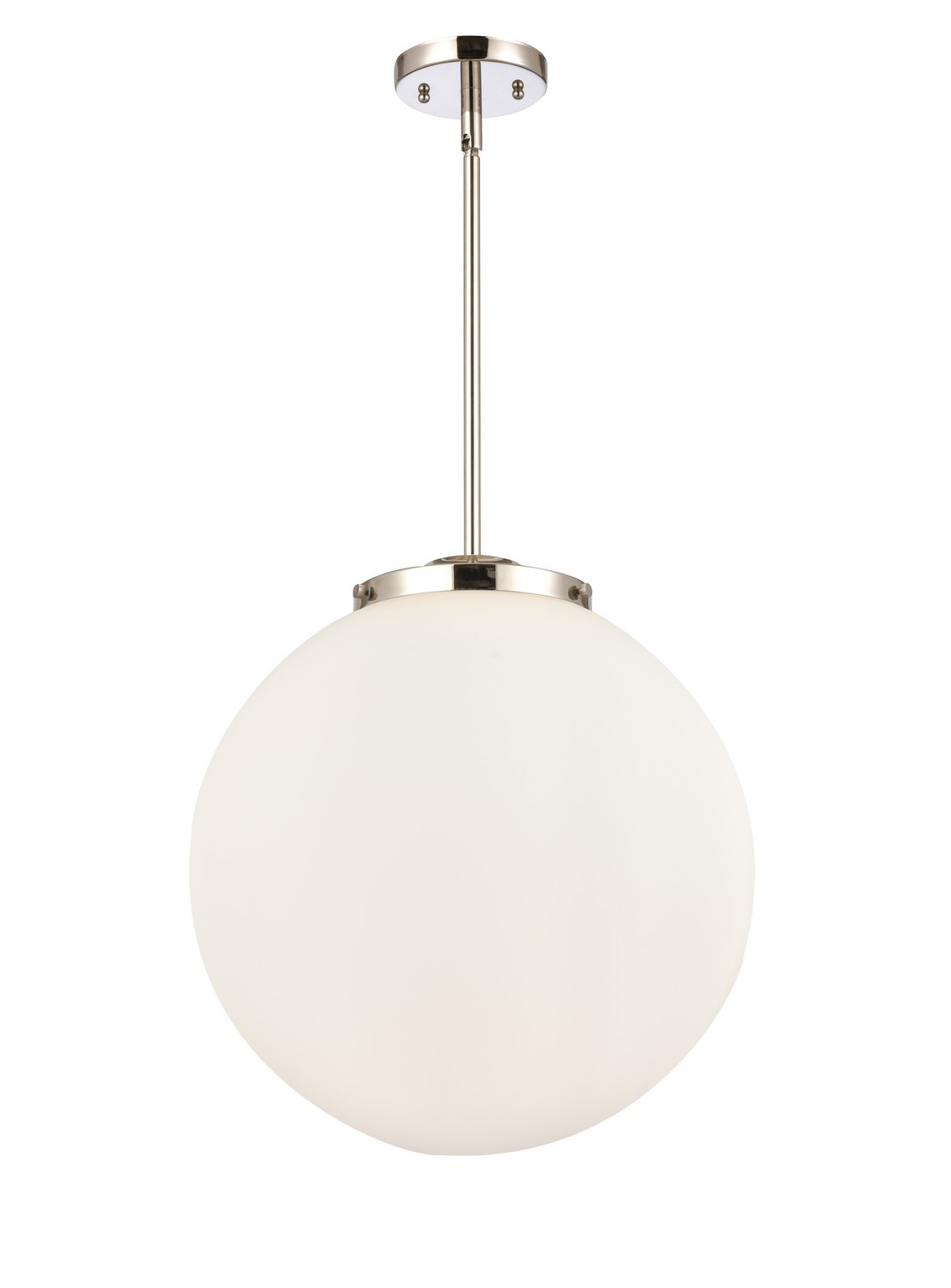 Three Light Pendant by Innovations - Essex Collection, Polished Nickel Finish - 221-3S-PN-G201-16
