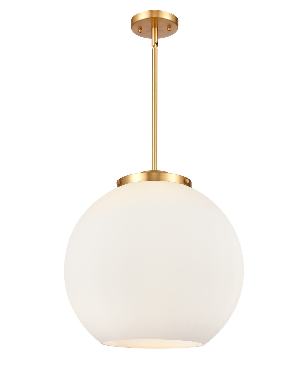 LED Pendant by Innovations - Essex Collection, Satin Gold Finish - 221-3S-SG-G121-16-LED