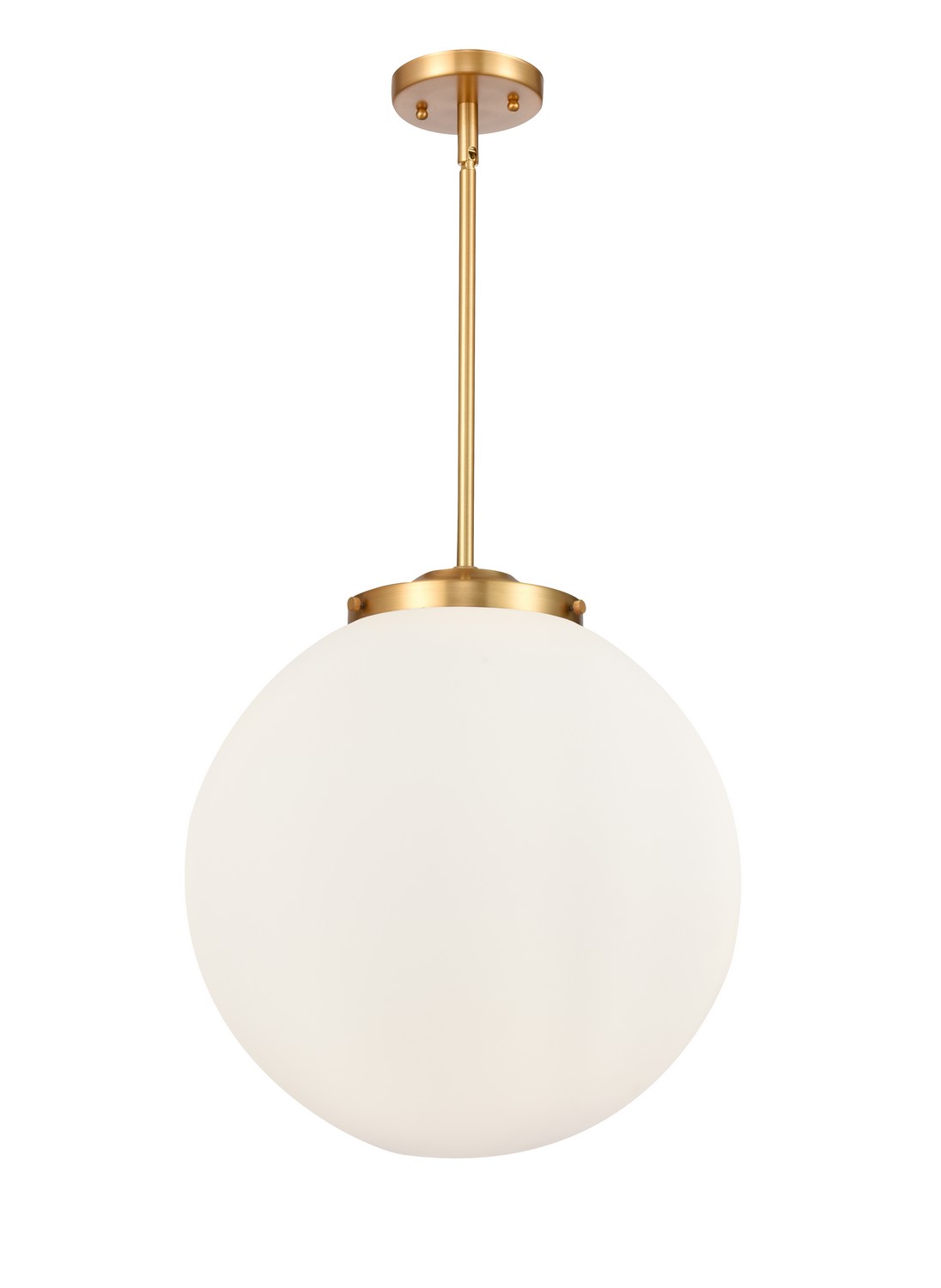 Three Light Pendant by Innovations - Essex Collection, Satin Gold Finish - 221-3S-SG-G201-16