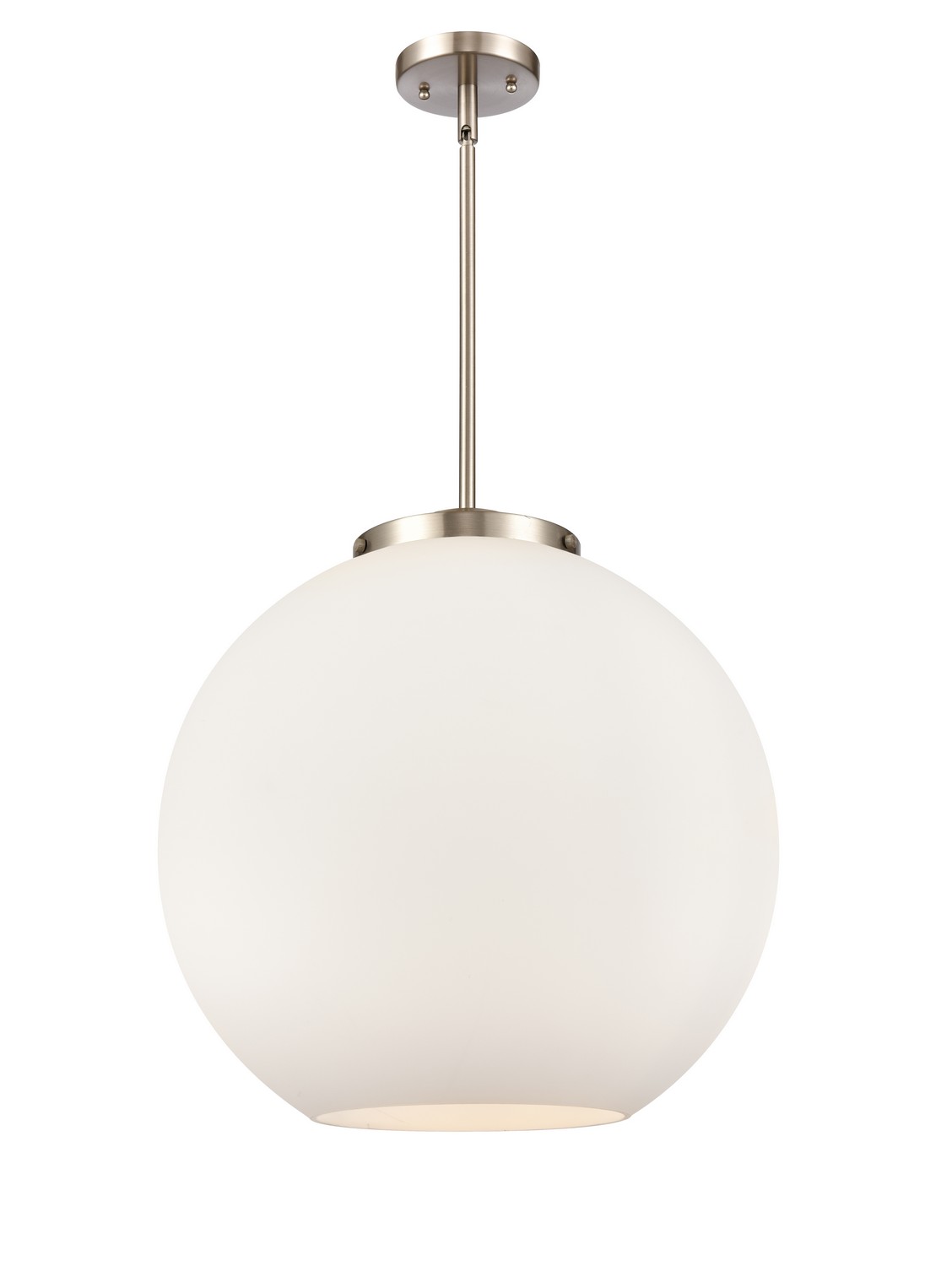 Three Light Pendant by Innovations - Essex Collection, Brushed Satin Nickel Finish - 221-3S-SN-G121-18