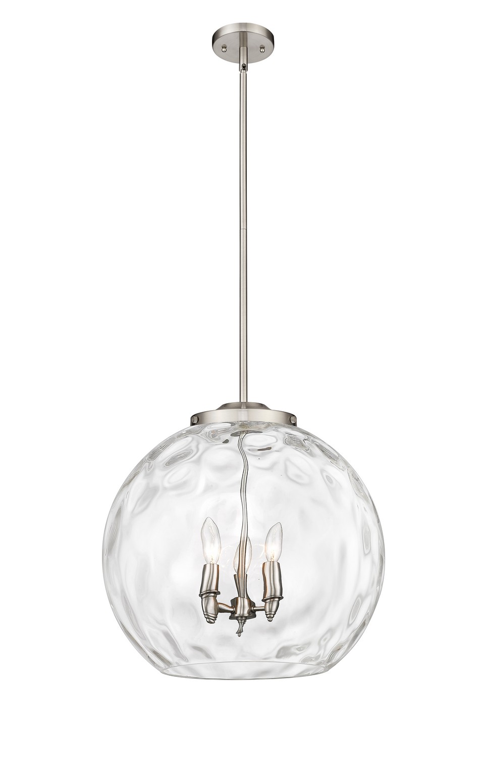 Three Light Pendant by Innovations - Essex Collection, Brushed Satin Nickel Finish - 221-3S-SN-G1215-18