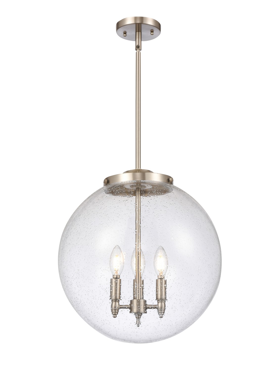 LED Pendant by Innovations - Essex Collection, Brushed Satin Nickel Finish - 221-3S-SN-G204-16-LED