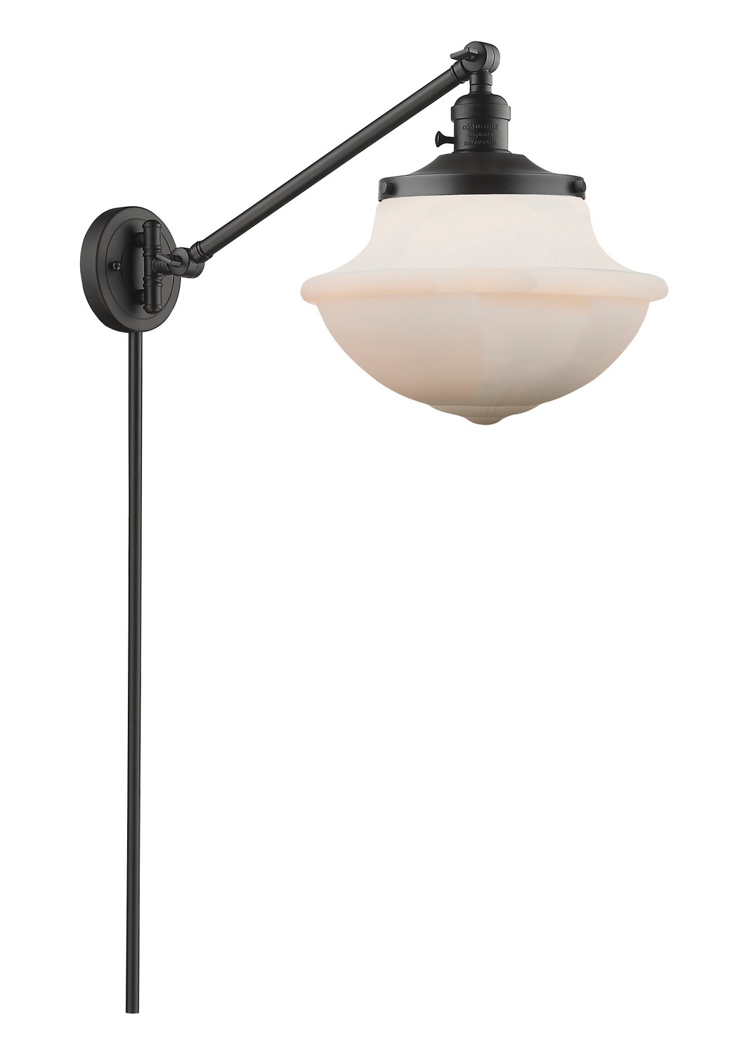 LED Swing Arm by Innovations - Franklin Restoration Collection, Oil Rubbed Bronze Finish - 237-OB-G541-LED