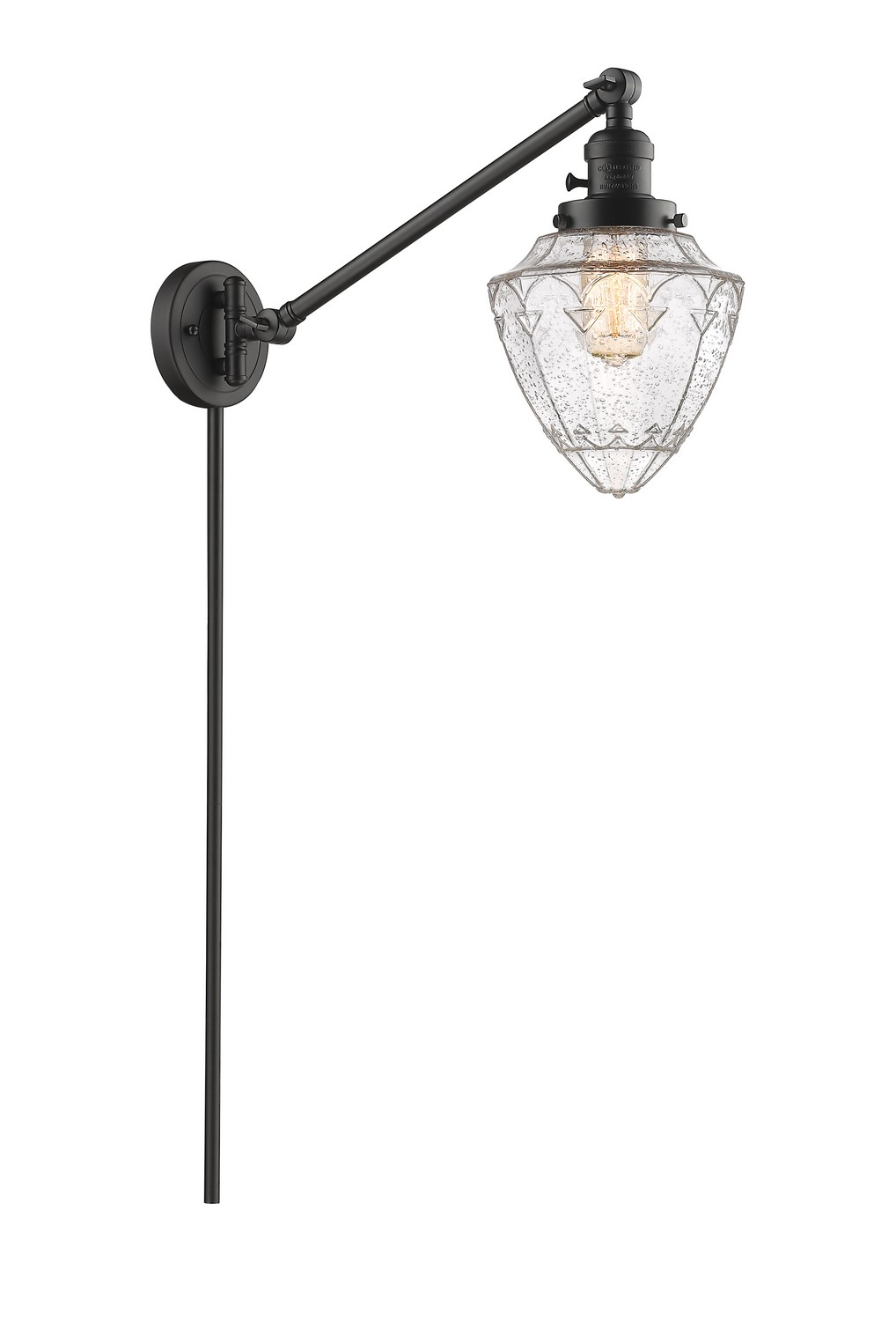 LED Swing Arm by Innovations - Franklin Restoration Collection, Oil Rubbed Bronze Finish - 237-OB-G664-7-LED