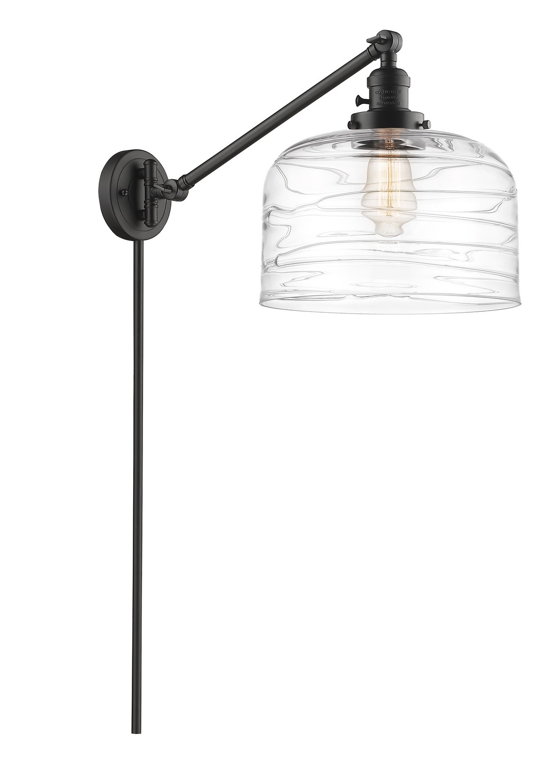 LED Swing Arm by Innovations - Franklin Restoration Collection, Oil Rubbed Bronze Finish - 237-OB-G713-L-LED