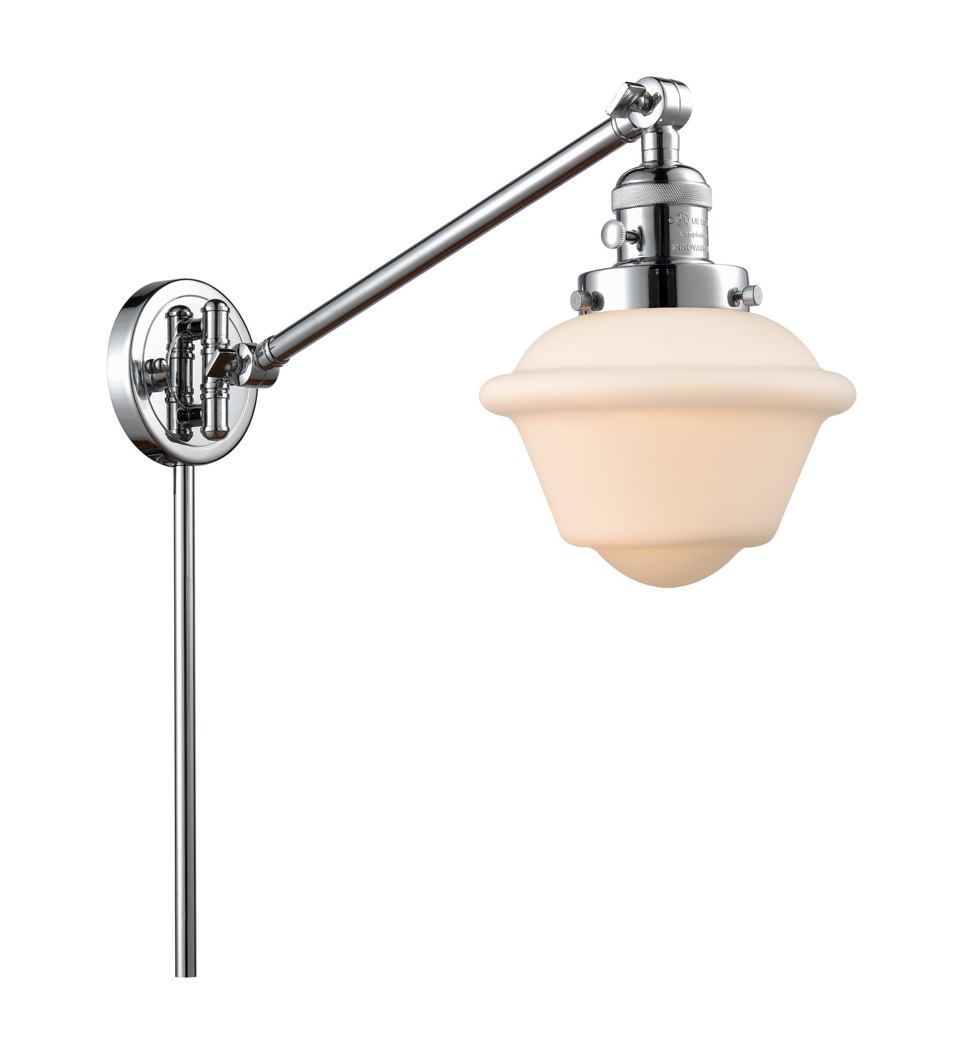 LED Swing Arm by Innovations - Franklin Restoration Collection, Polished Chrome Finish - 237-PC-G531-LED