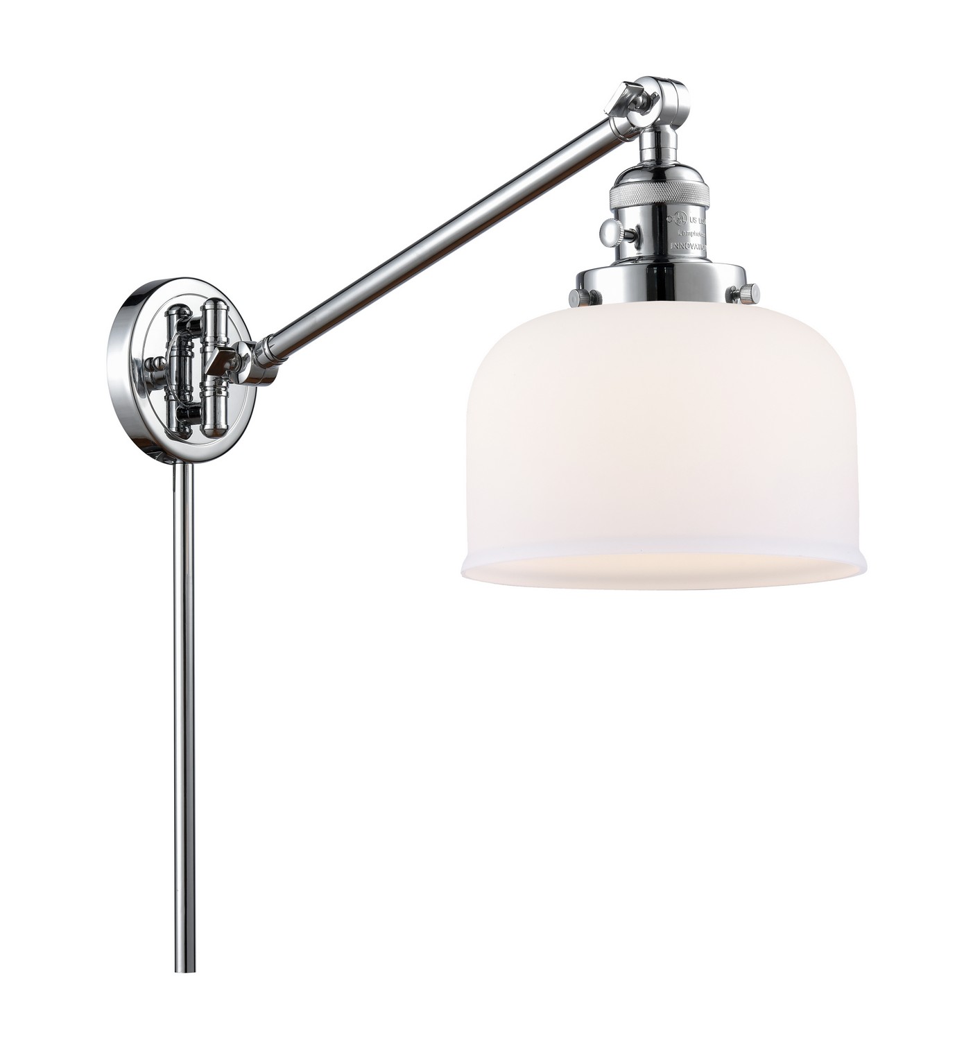LED Swing Arm by Innovations - Franklin Restoration Collection, Polished Chrome Finish - 237-PC-G71-LED
