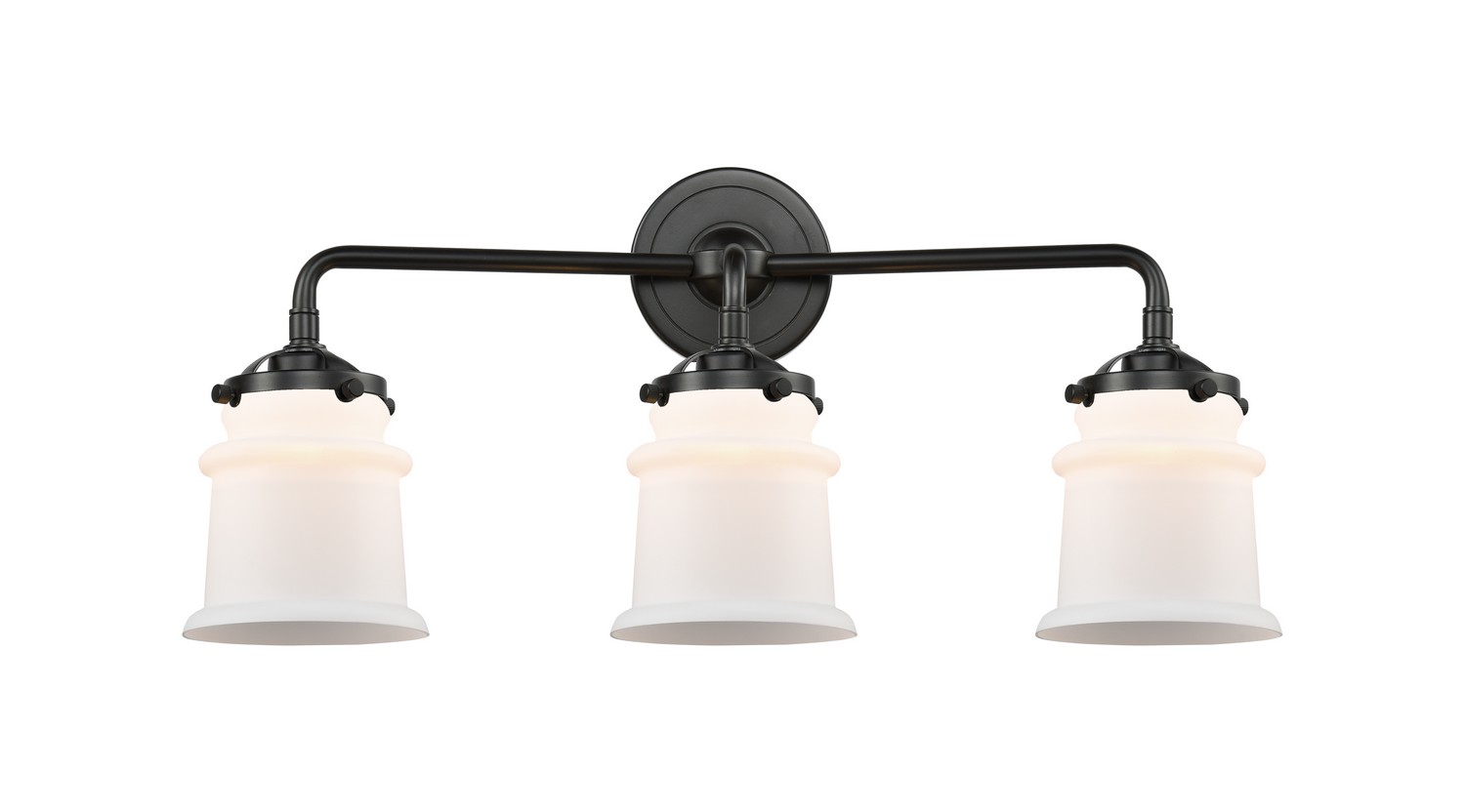 Three Light Bath Vanity by Innovations - Nouveau Collection, Oil Rubbed Bronze Finish - 284-3W-OB-G181S