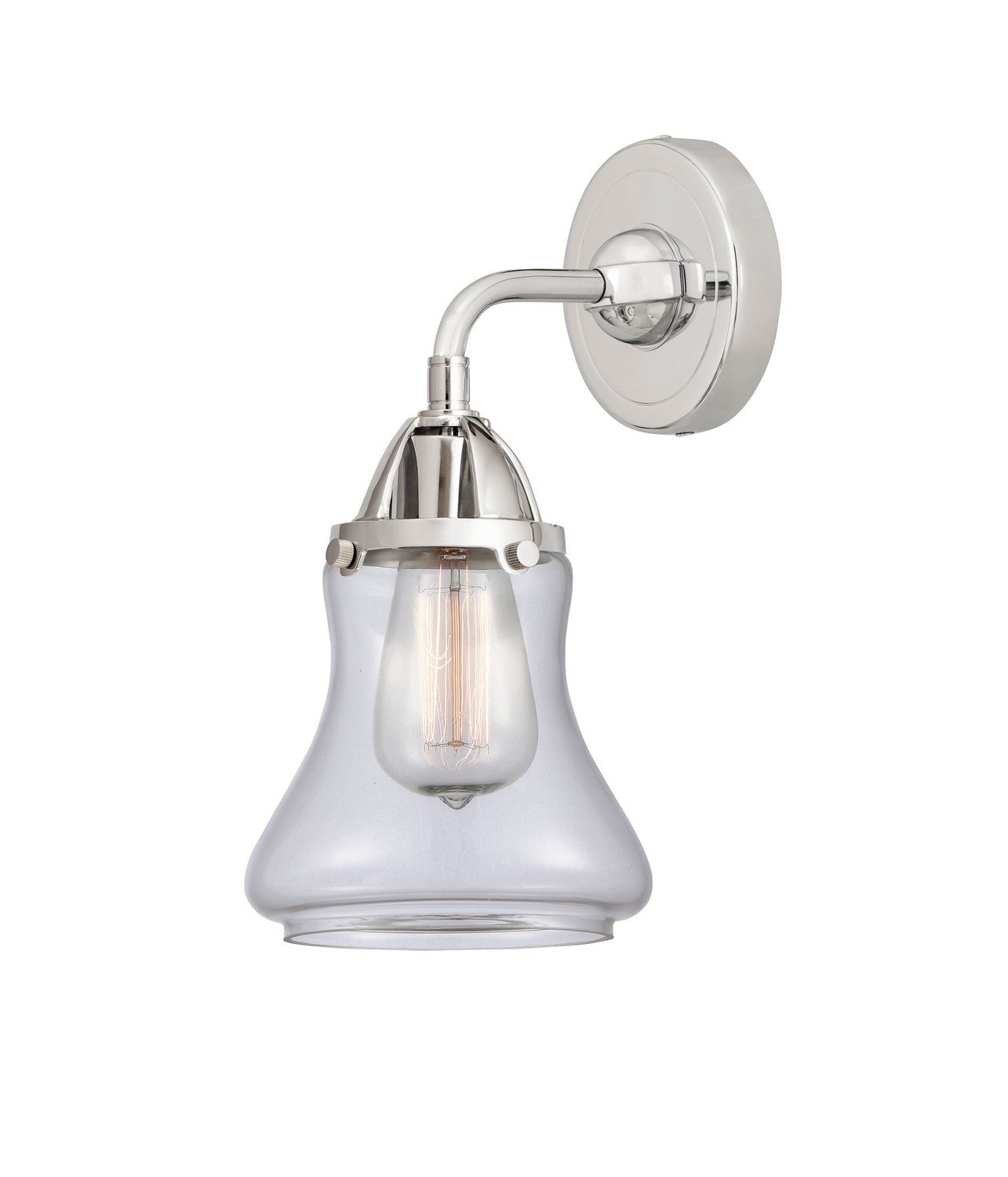 LED Wall Sconce by Innovations - Nouveau 2 Collection, Polished Chrome Finish - 288-1W-PC-G192-LED