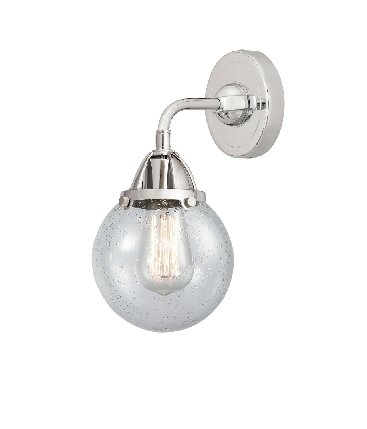 LED Wall Sconce by Innovations - Nouveau 2 Collection, Polished Chrome Finish - 288-1W-PC-G204-6-LED