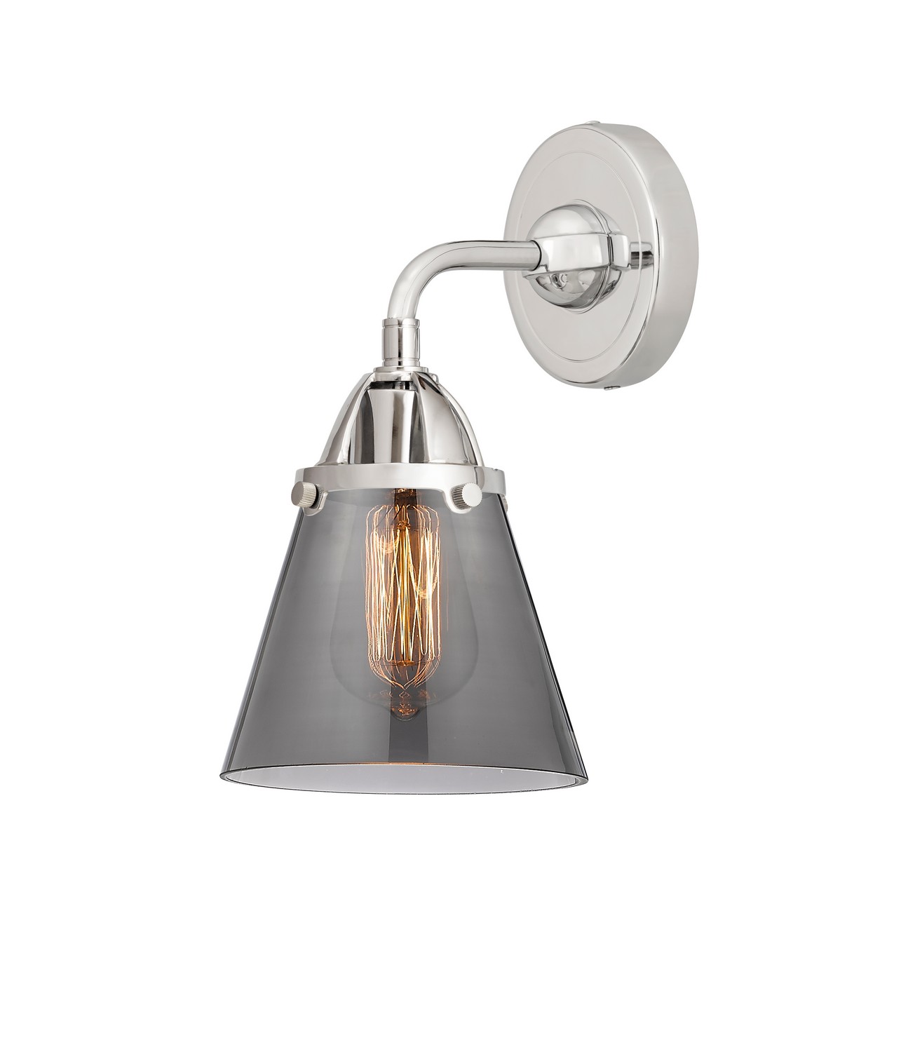 LED Wall Sconce by Innovations - Nouveau 2 Collection, Polished Chrome Finish - 288-1W-PC-G63-LED