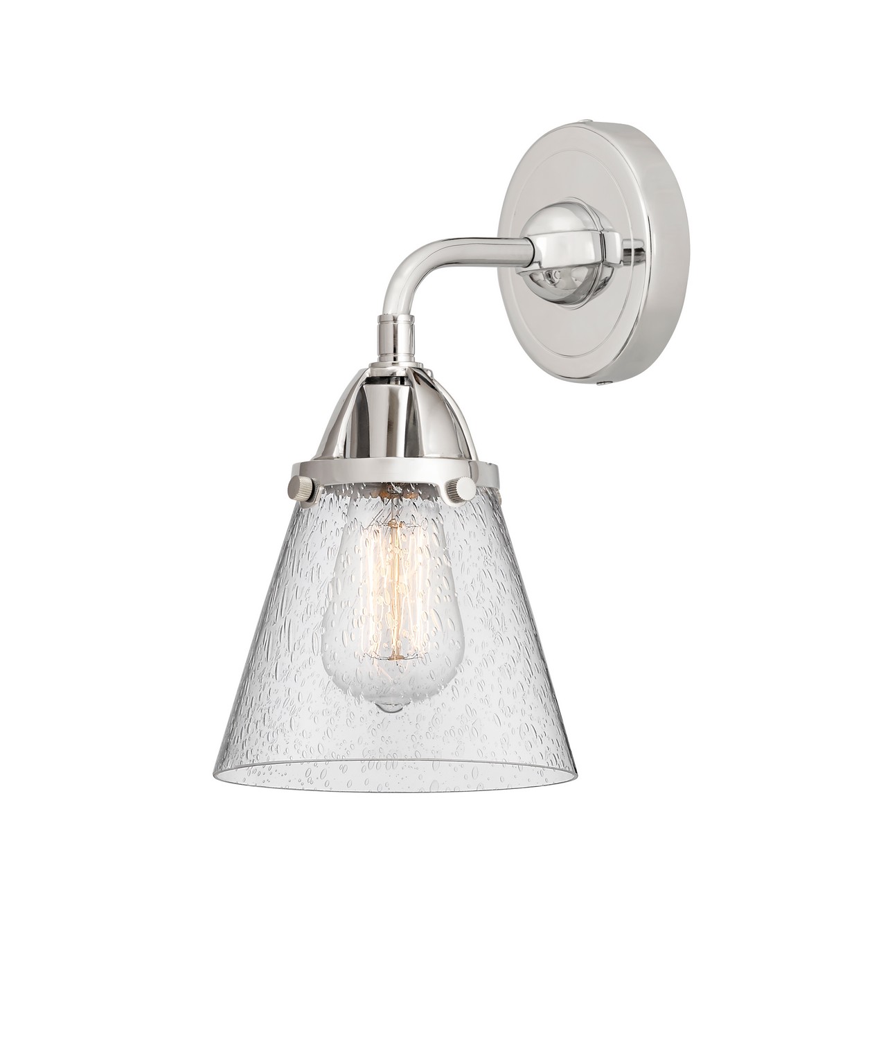 LED Wall Sconce by Innovations - Nouveau 2 Collection, Polished Chrome Finish - 288-1W-PC-G64-LED