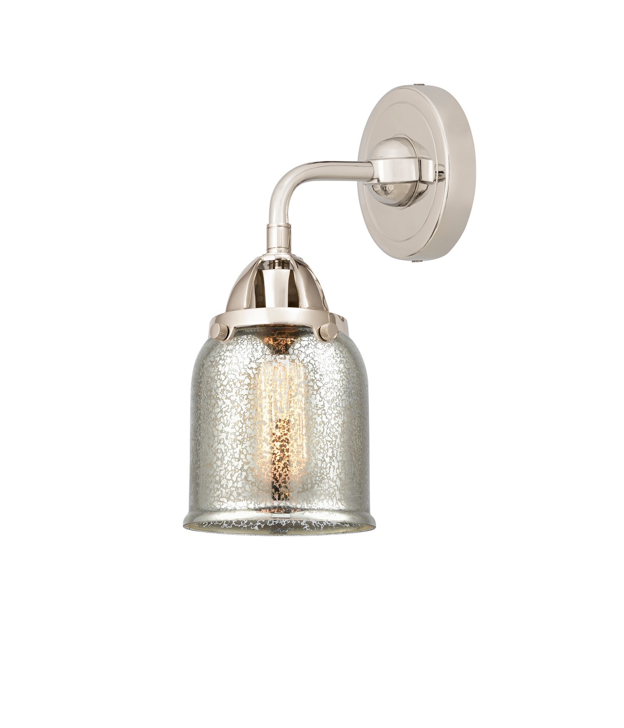 LED Wall Sconce by Innovations - Nouveau 2 Collection, Polished Nickel Finish - 288-1W-PN-G58-LED