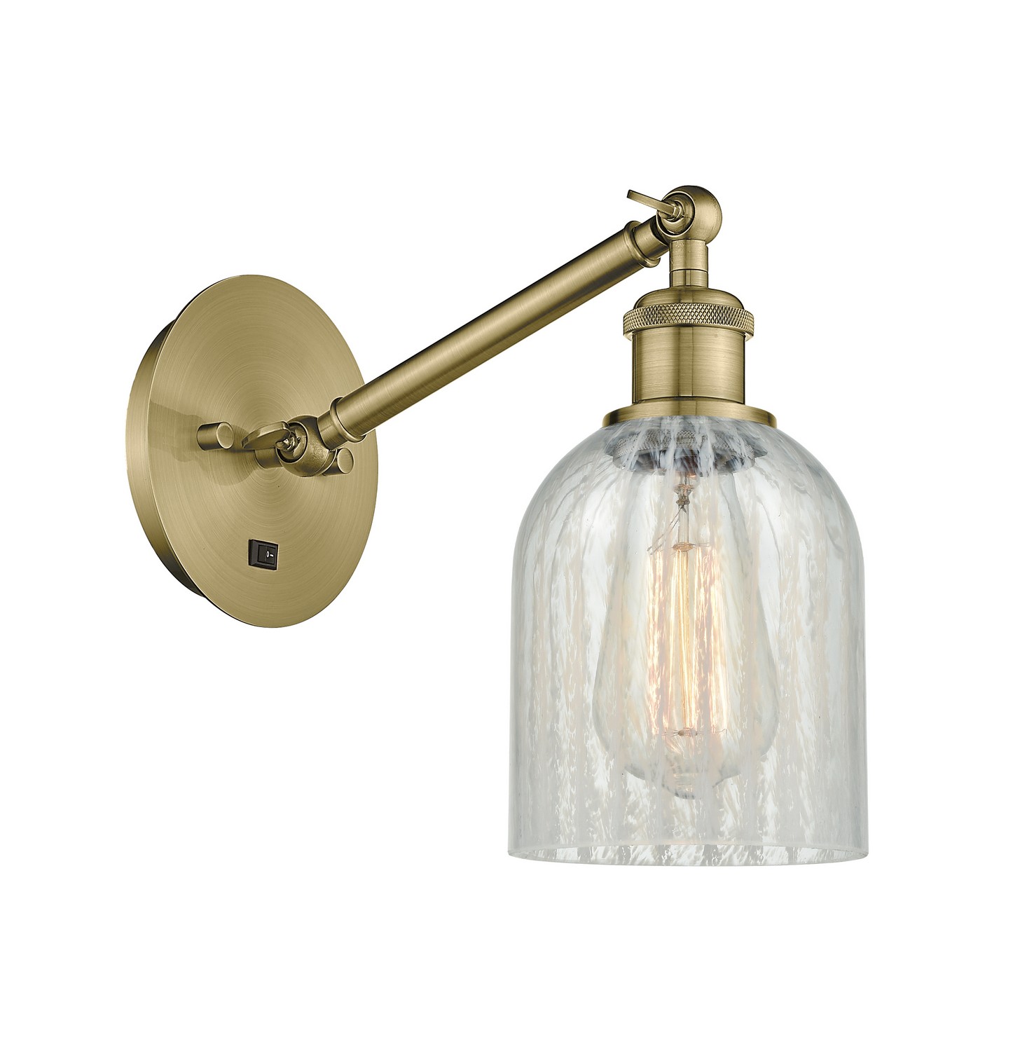 LED Wall Sconce by Innovations - Ballston Collection, Antique Brass Finish - 317-1W-AB-G2511-LED