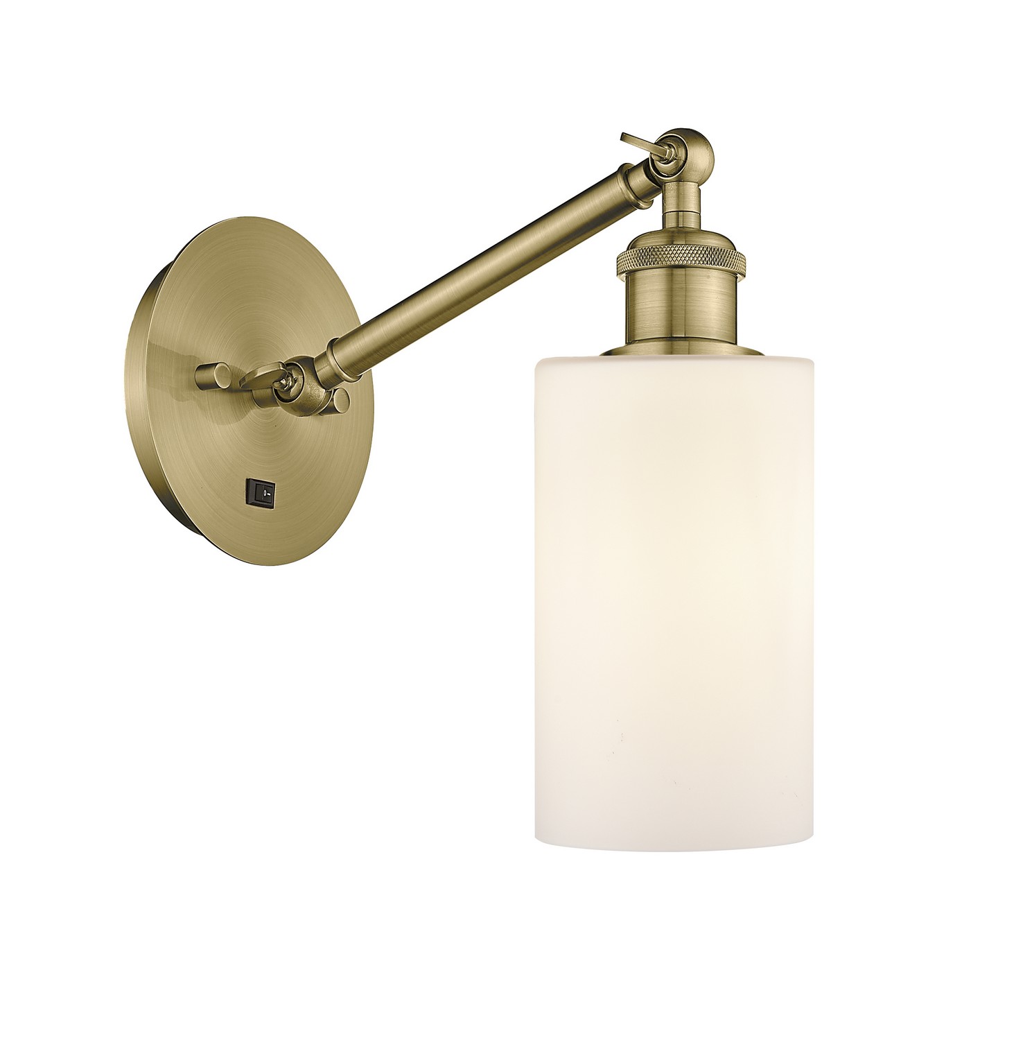 LED Wall Sconce by Innovations - Ballston Collection, Antique Brass Finish - 317-1W-AB-G801-LED
