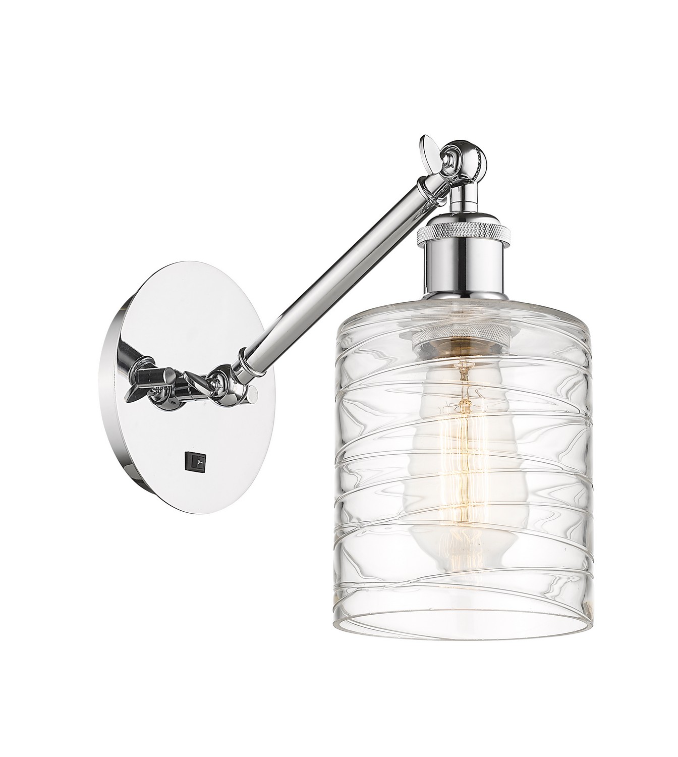 LED Wall Sconce by Innovations - Ballston Collection, Polished Chrome Finish - 317-1W-PC-G1113-LED