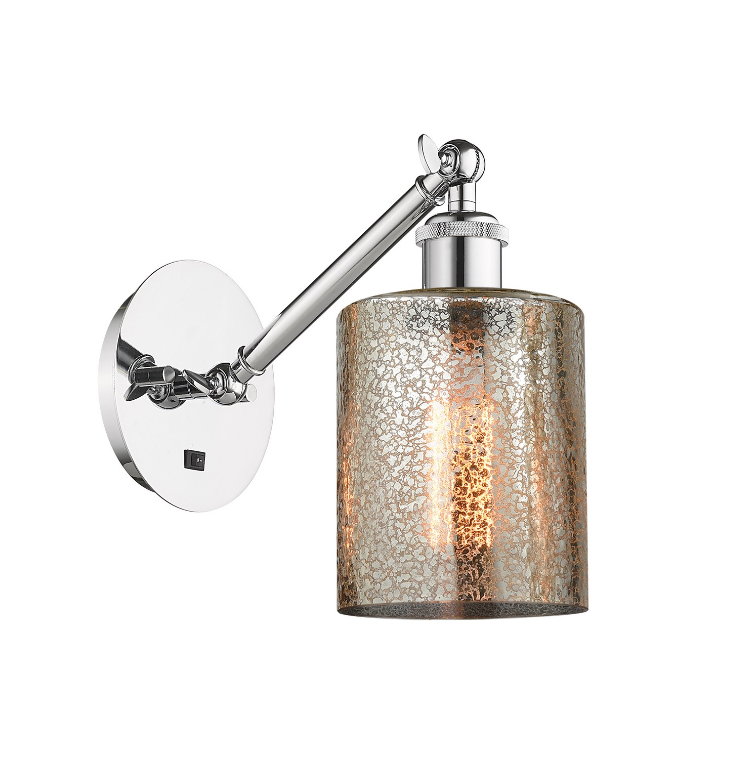 LED Wall Sconce by Innovations - Ballston Collection, Polished Chrome Finish - 317-1W-PC-G116-LED