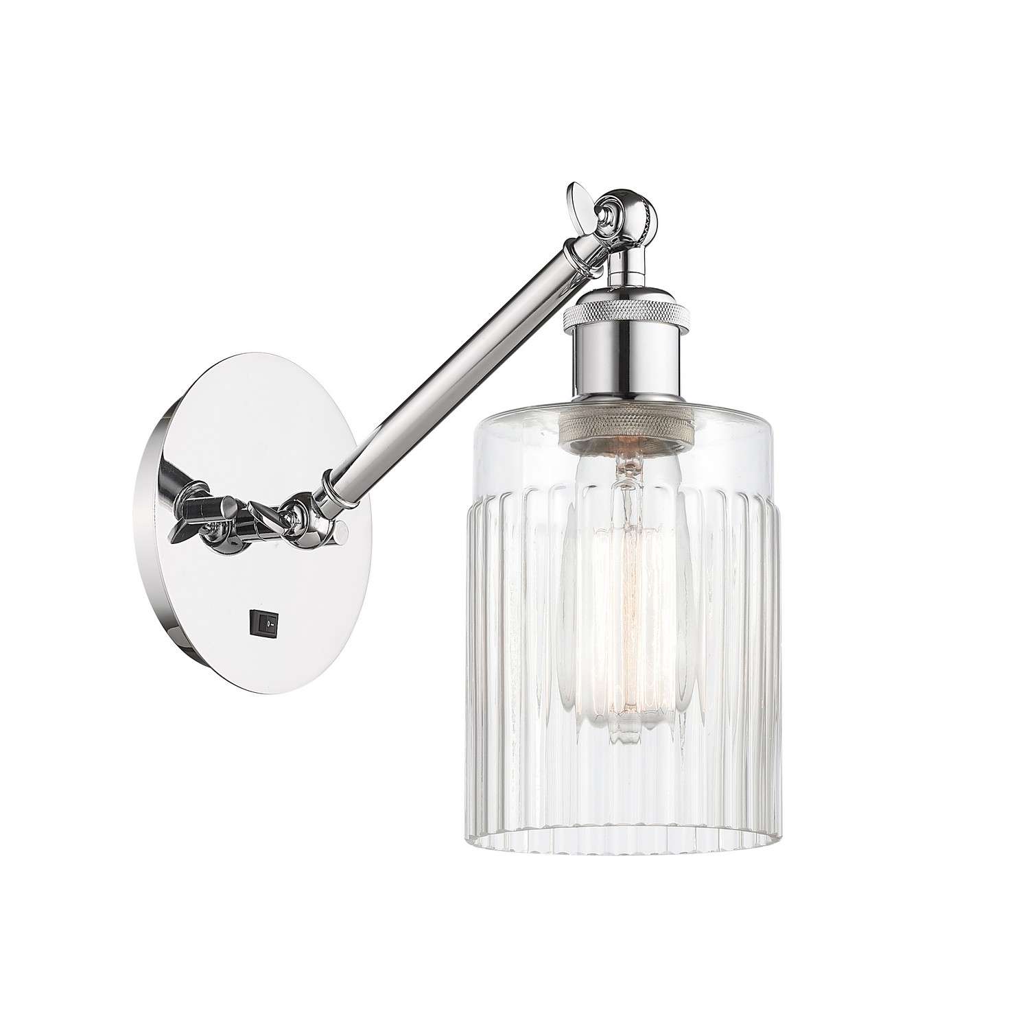LED Wall Sconce by Innovations - Ballston Collection, Polished Chrome Finish - 317-1W-PC-G342-LED