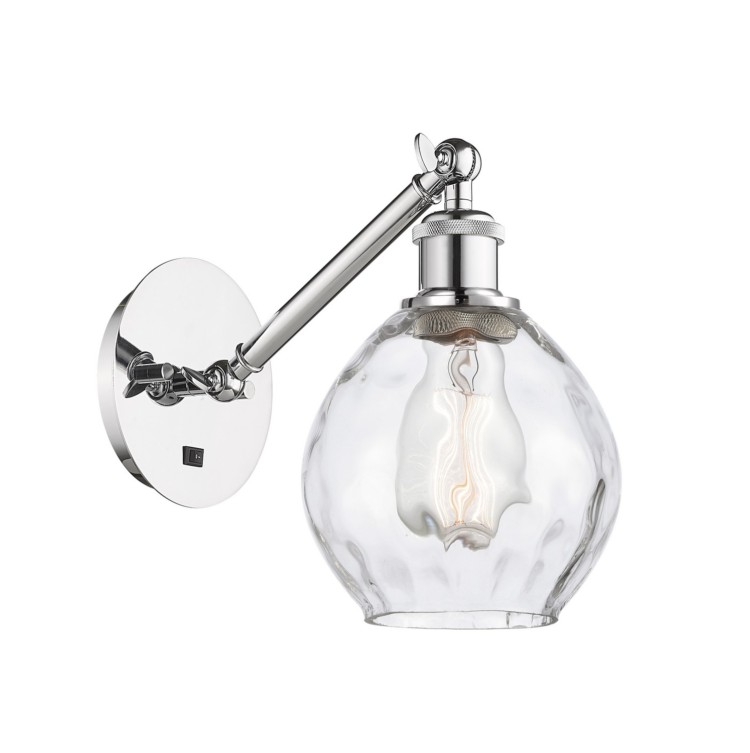 LED Wall Sconce by Innovations - Ballston Collection, Polished Chrome Finish - 317-1W-PC-G362-LED