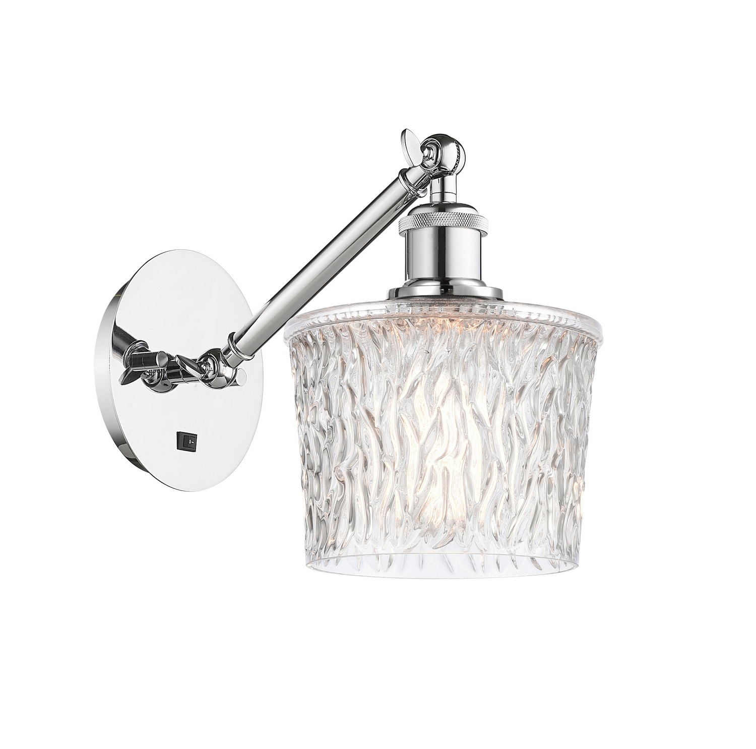 LED Wall Sconce by Innovations - Ballston Collection, Polished Chrome Finish - 317-1W-PC-G402-LED